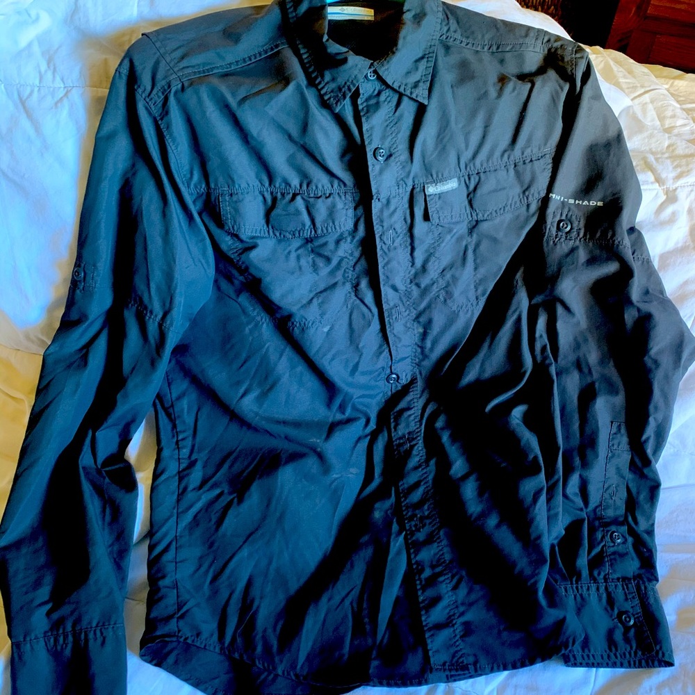 Columbia PFG Omni-shade upf fishing shirt.